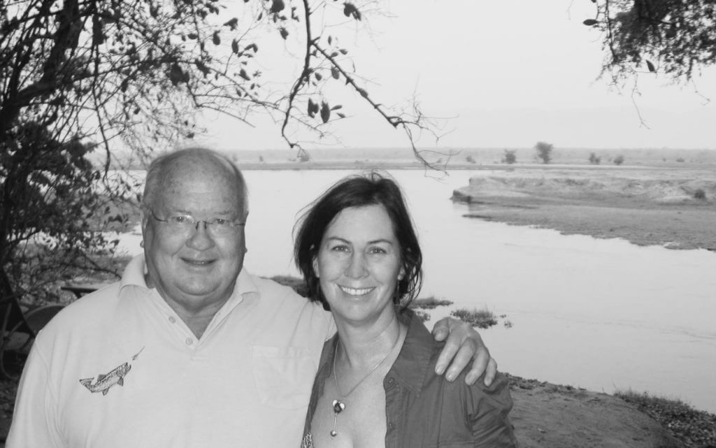 Dennis and Robyn at Mana Pools